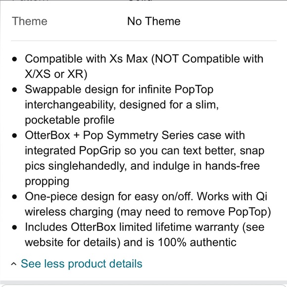 🦦🫧OTTERBOX+POP🫧🦦 *symmetry series* iPhone XS Max CASE - Picture 10 of 15